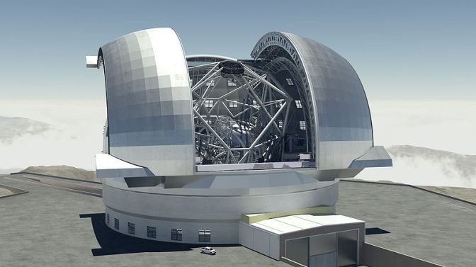 Futuro Telescopio Europeo Extremadamente Grande (E-ELT, European Extremely Large Telescope)